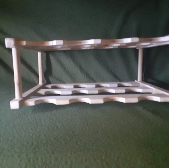 Farmhouse Rustic Wine Rack - Picture 4 of 5